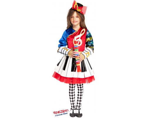 Costume carnevale - NOTA MUSICALE RAGAZZA